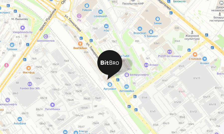 BitBro Map